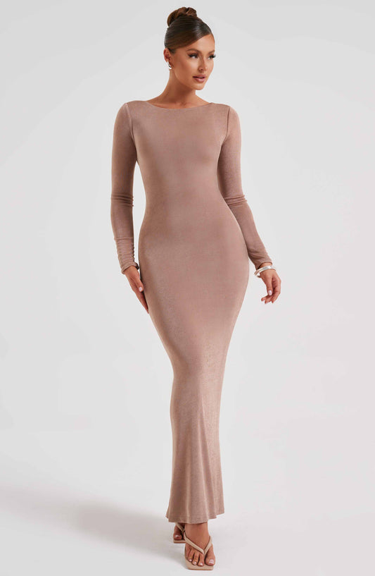 Vestido Maxi Anastassia - Chocolate