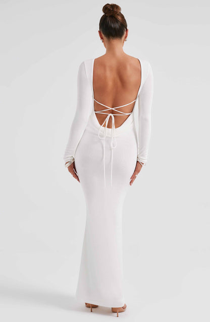 Vestido Maxi Anastassia - Marfil