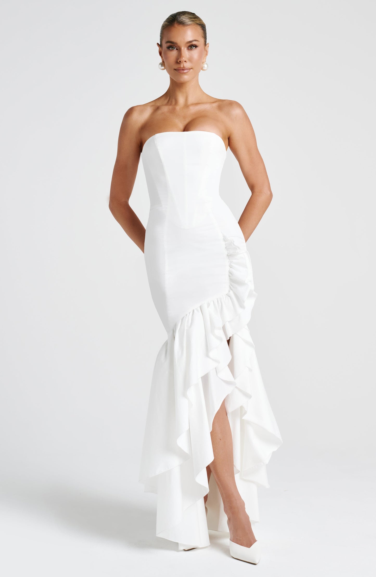 Vestido Maxi Angelina - Marfil