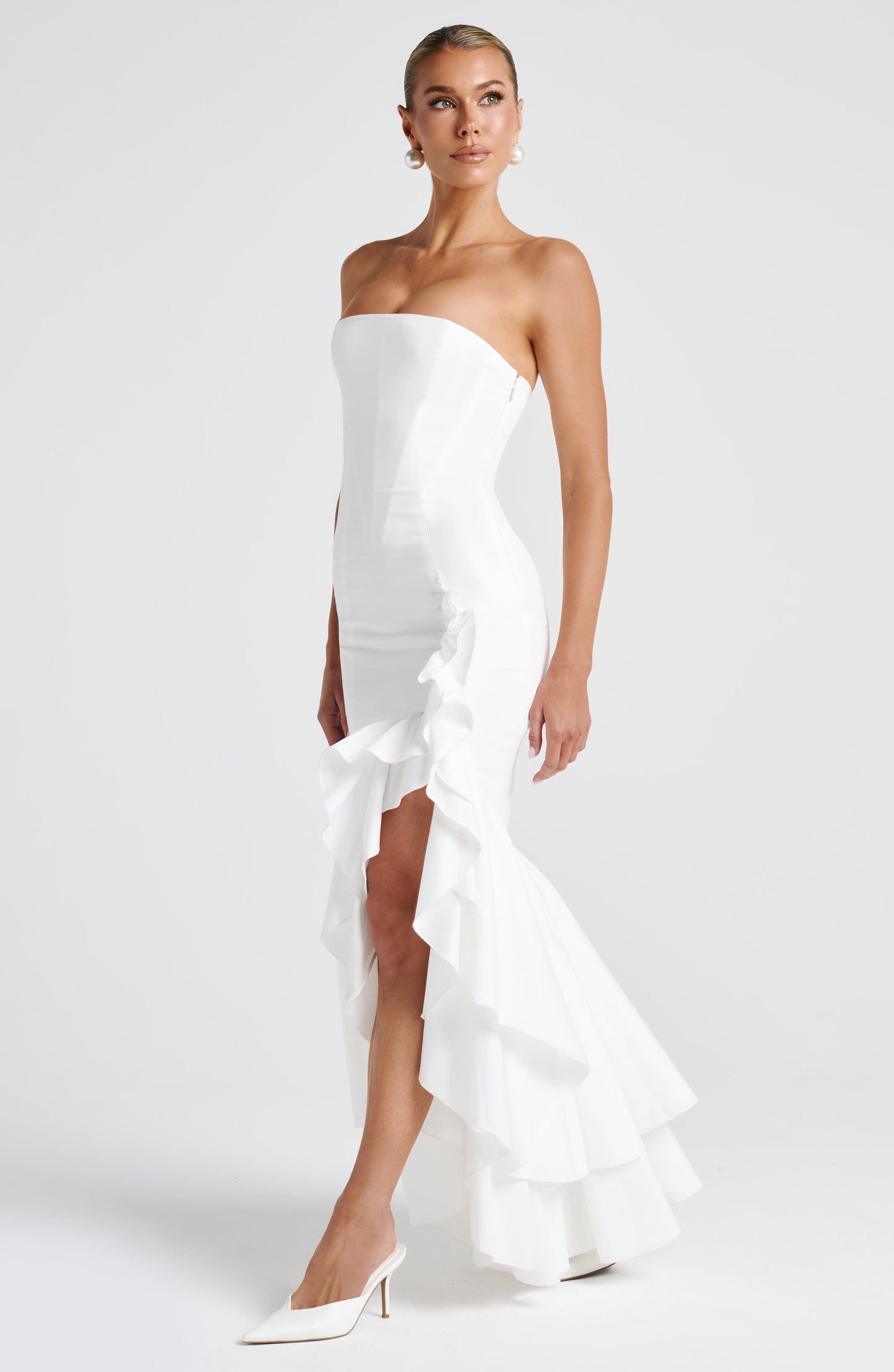 Vestido Maxi Angelina - Marfil