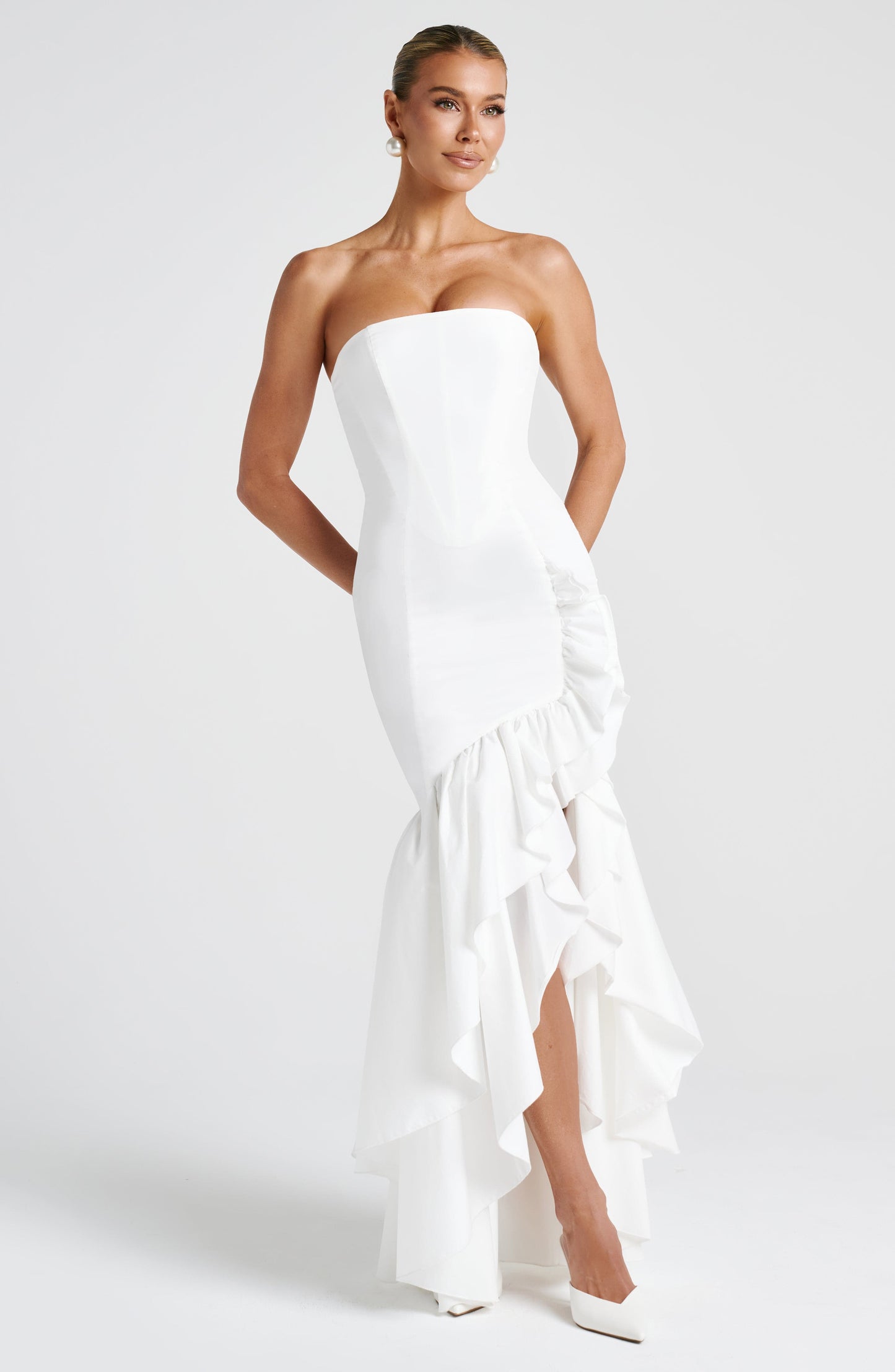 Vestido Maxi Angelina - Marfil