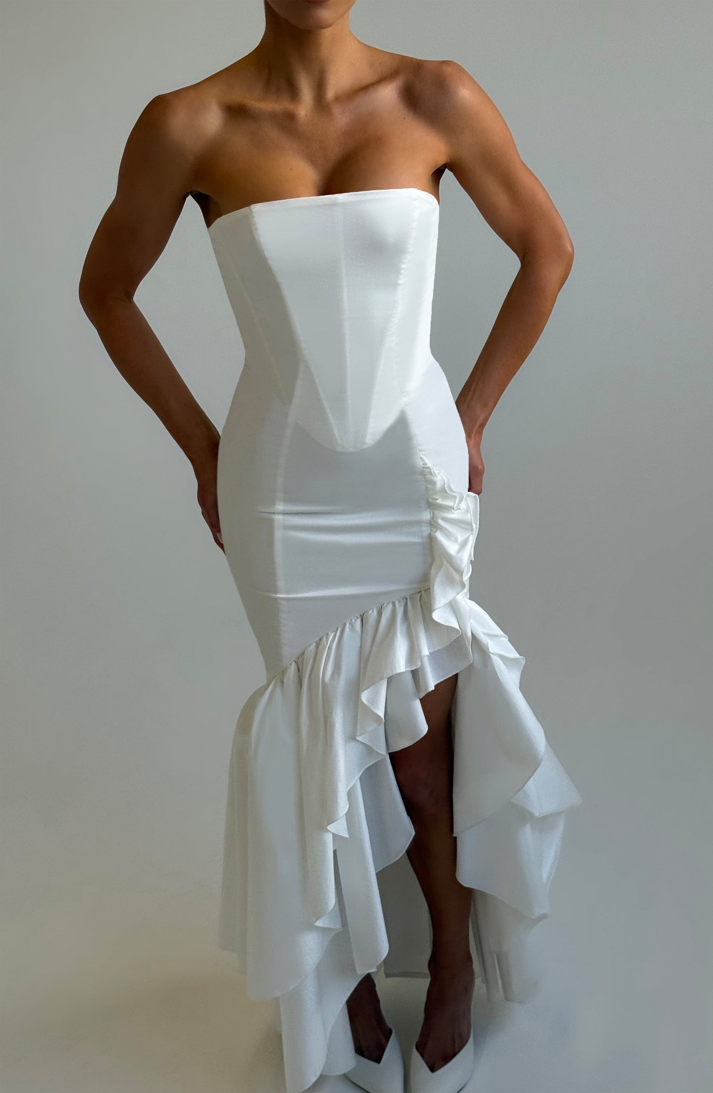 Vestido Maxi Angelina - Marfil