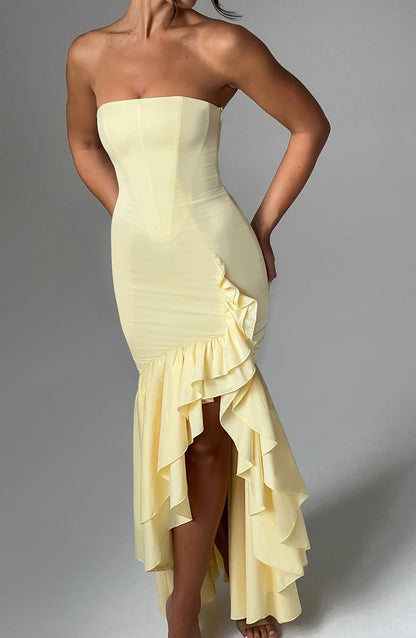 Vestido Maxi Angelina - Limón