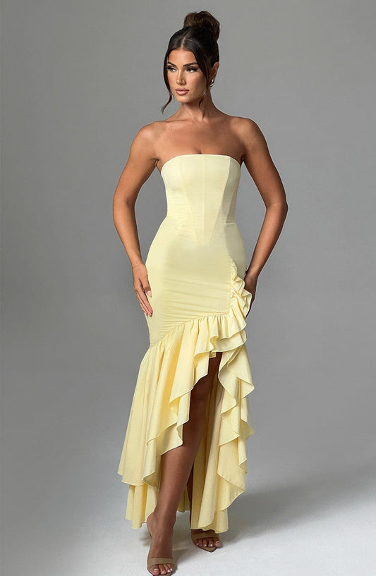 Vestido Maxi Angelina - Limón