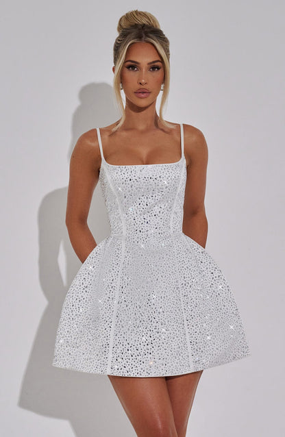 Vestido Mini Angelique - Marfil