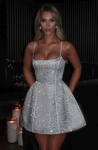 Vestido Mini Angelique - Marfil