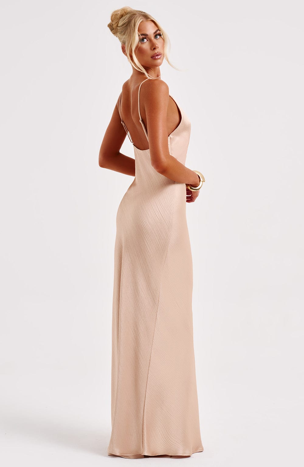 Vestido Maxi Anja - Champán
