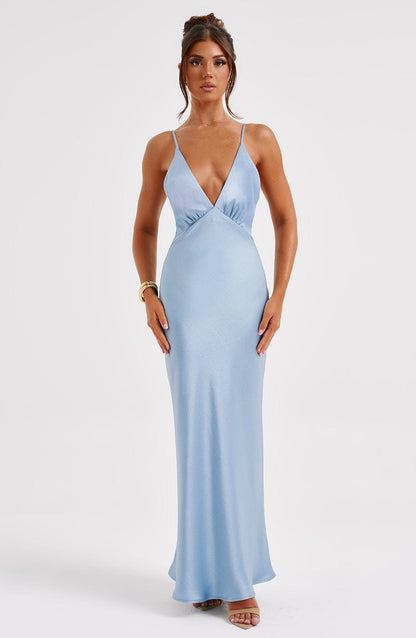 Vestido Maxi Anja - Turquesa