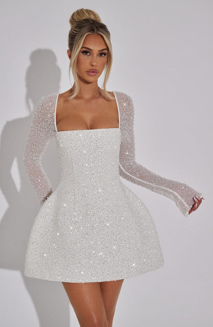 Vestido Mini Annabelle - Marfil