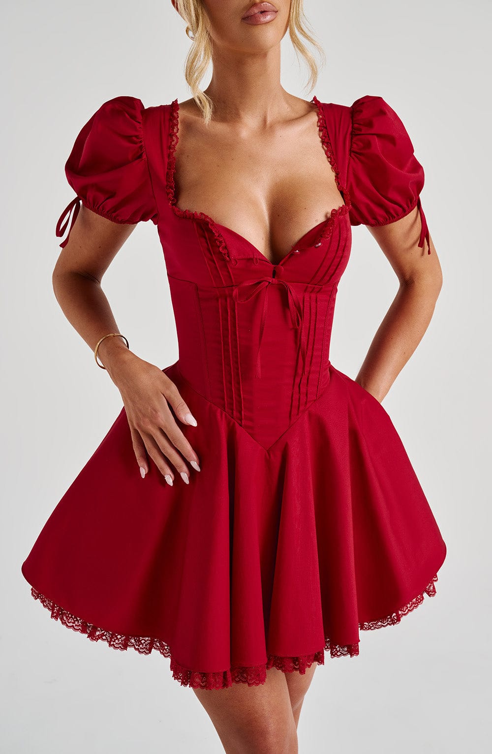 Vestido Mini Annie - Rojo