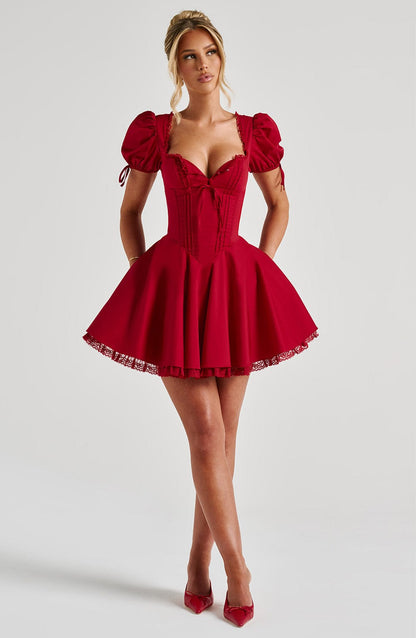 Vestido Mini Annie - Rojo