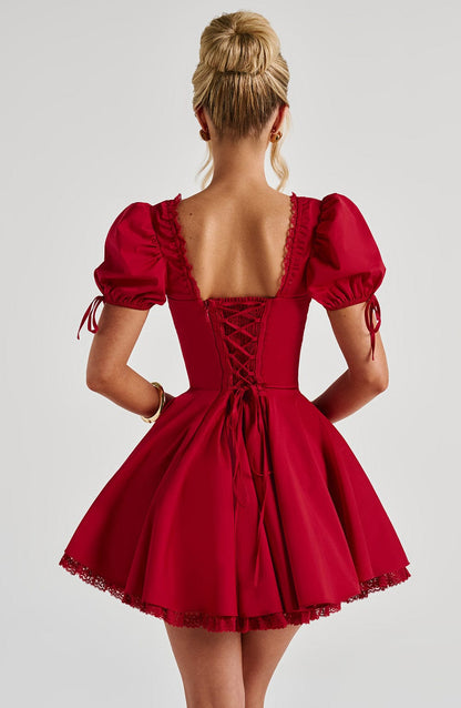 Vestido Mini Annie - Rojo