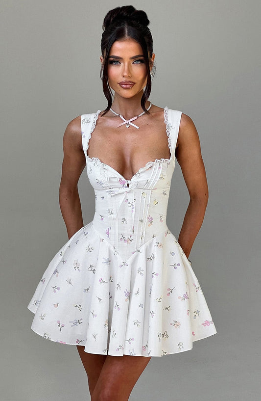 Vestido Mini Antonella - Estampado Floral Multi