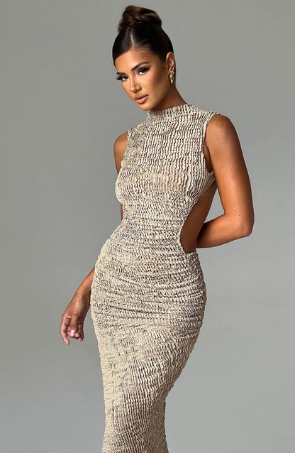 Vestido Midi Afrodita - Beige
