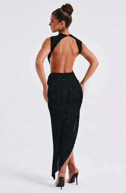 Vestido Midi Afrodita - Negro