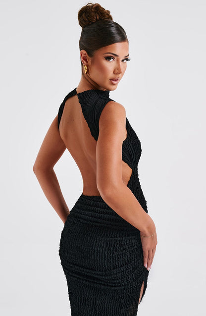 Vestido Midi Afrodita - Negro