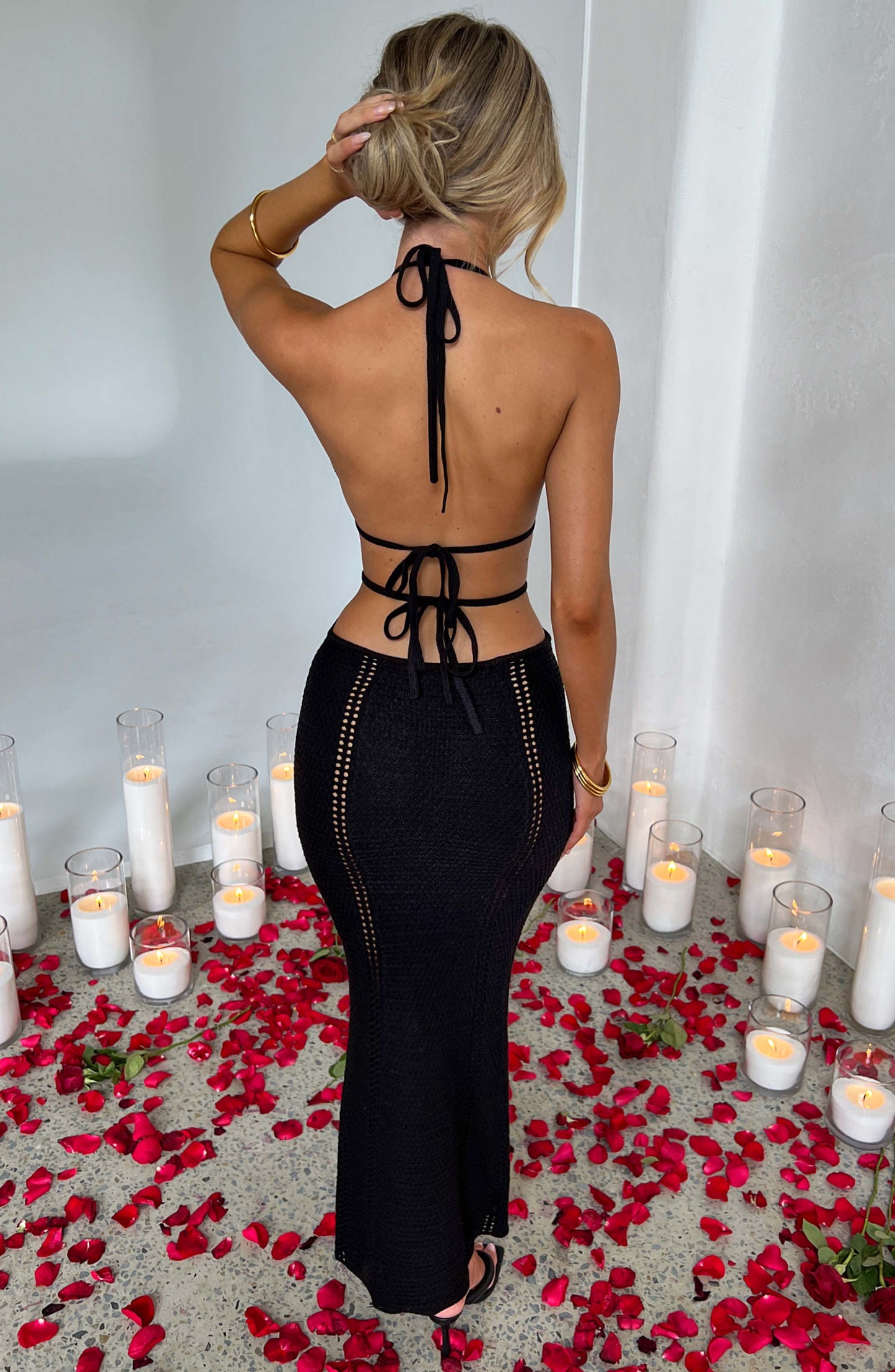 Vestido Maxi Arabella - Negro