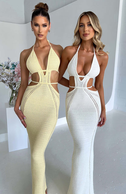 Vestido Maxi Arabella - Limón