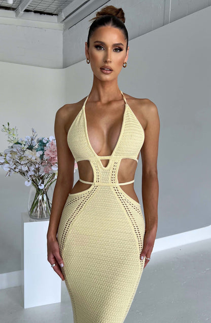 Vestido Maxi Arabella - Limón