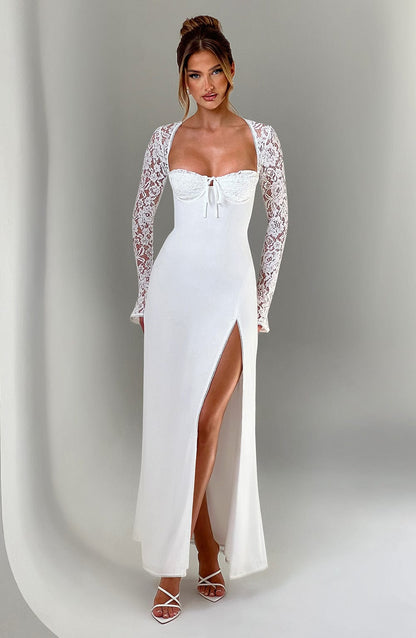 Vestido Maxi Aria - Marfil