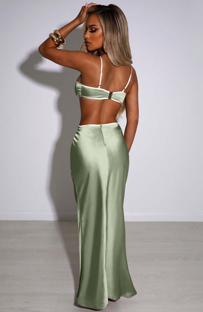 Vestido Maxi Arlo - Salvia
