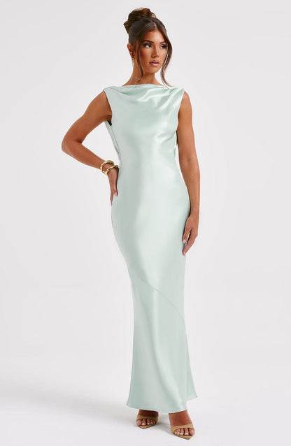 Vestido Maxi Azuri - Turquesa