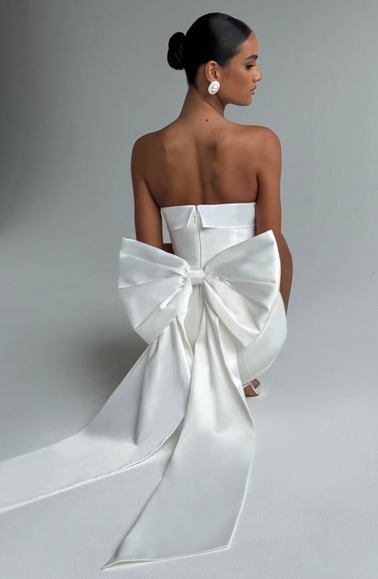 Vestido Mini Barbara - Marfil