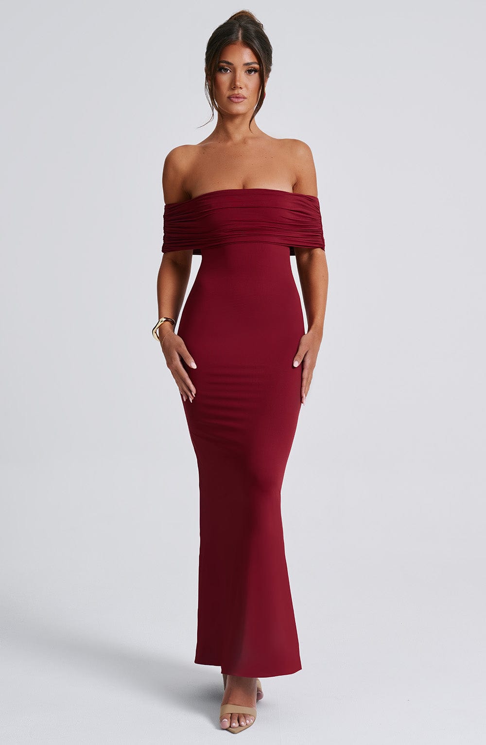 Vestido Maxi Belinda - Burdeos