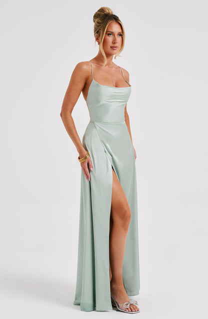 Vestido Maxi Bethany - Salvia