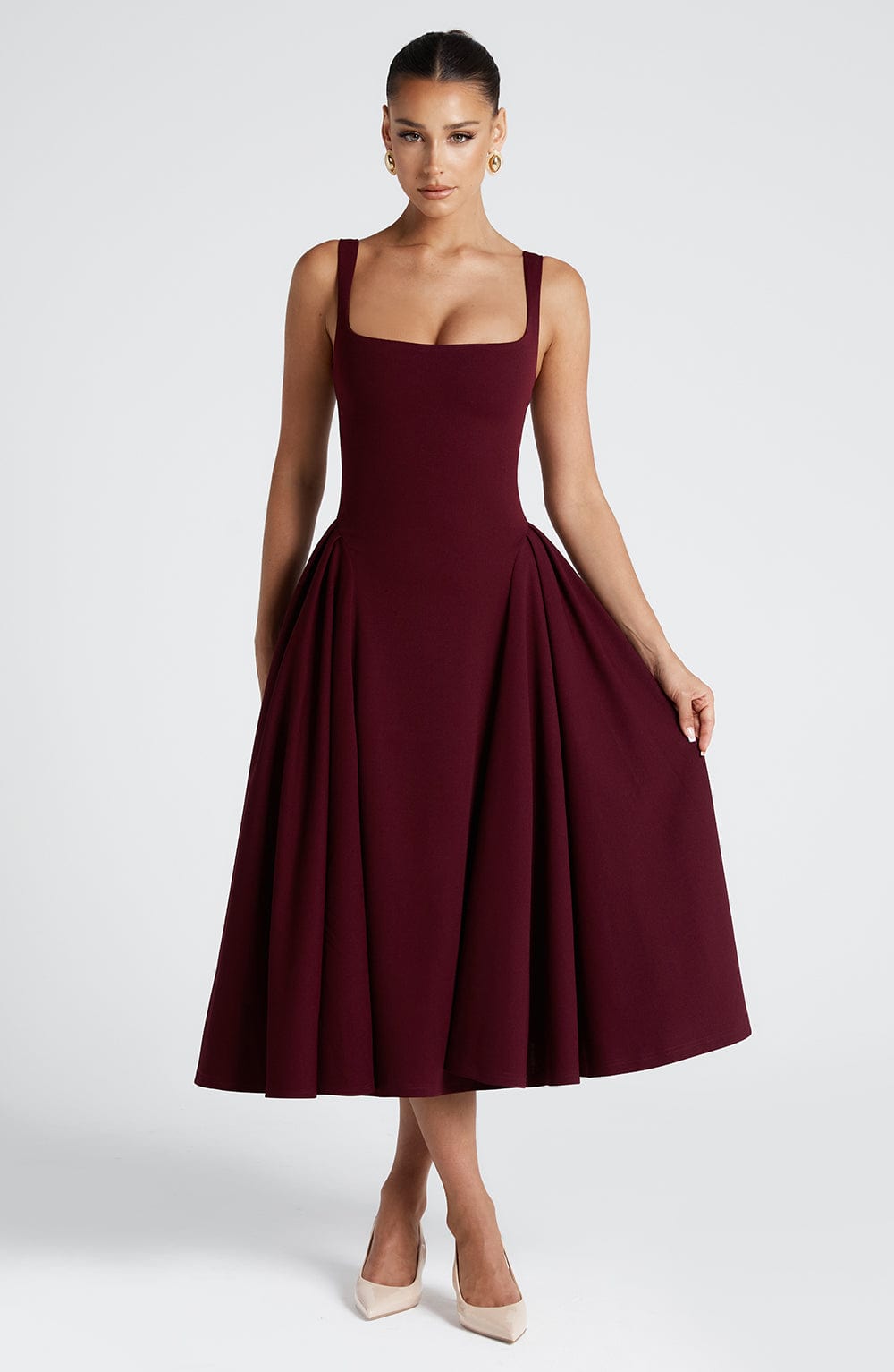 Vestido Midi Betty - Laca de Cereza