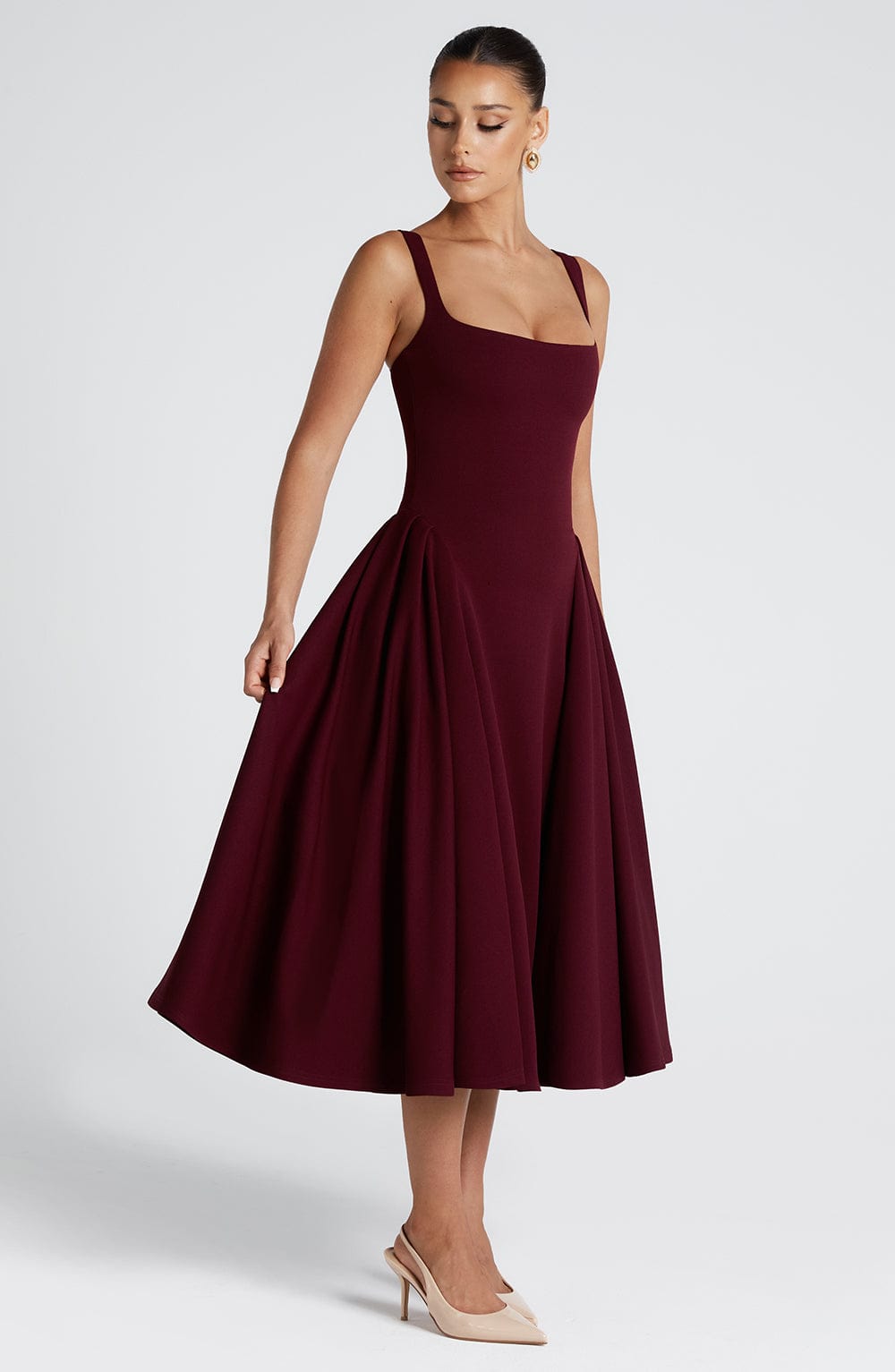 Vestido Midi Betty - Laca de Cereza