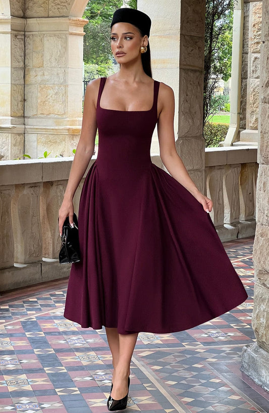 Vestido Midi Betty - Laca de Cereza