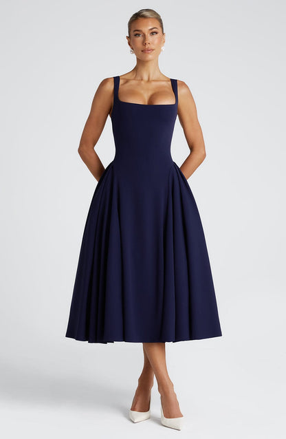 Vestido Midi Betty - Marino