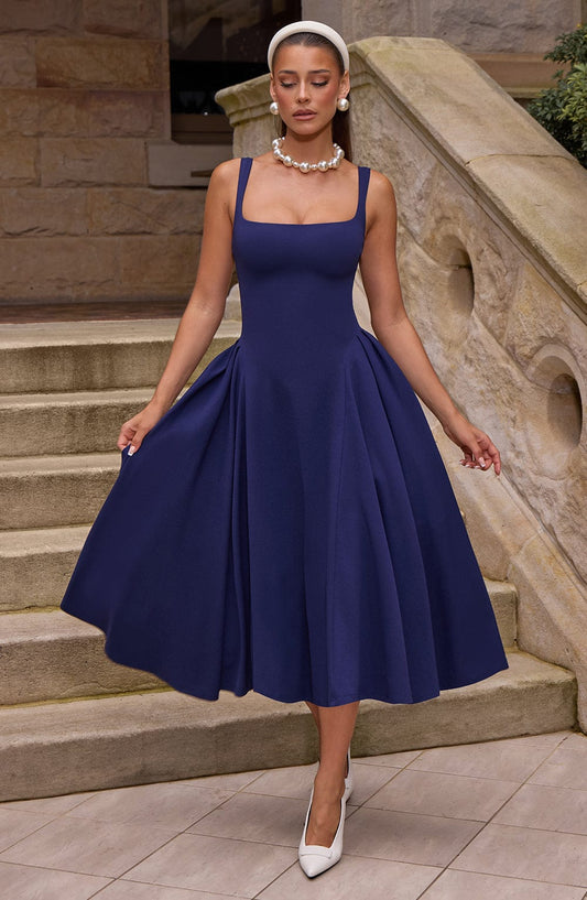 Vestido Midi Betty - Marino