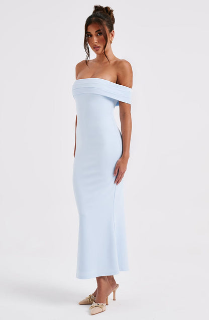 Vestido Midi Bex - Azul
