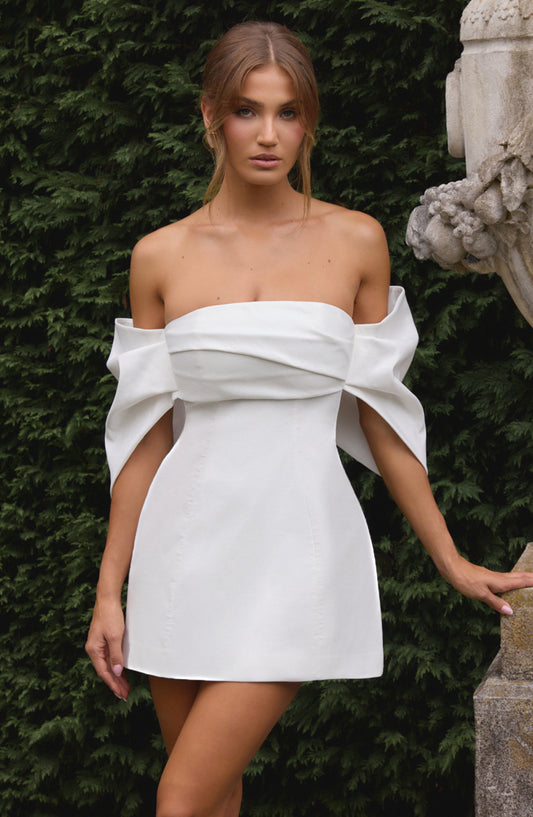 Vestido Mini Briella - Marfil
