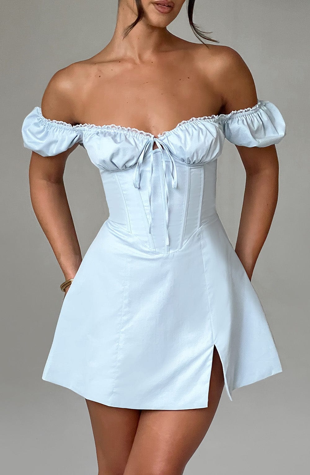 Vestido Mini Caitlyn - Azul