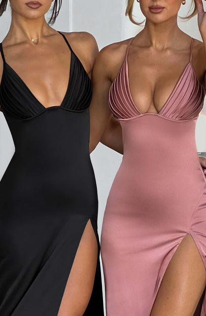 Vestido Midi Cece - Negro