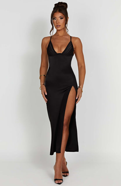 Vestido Midi Cece - Negro