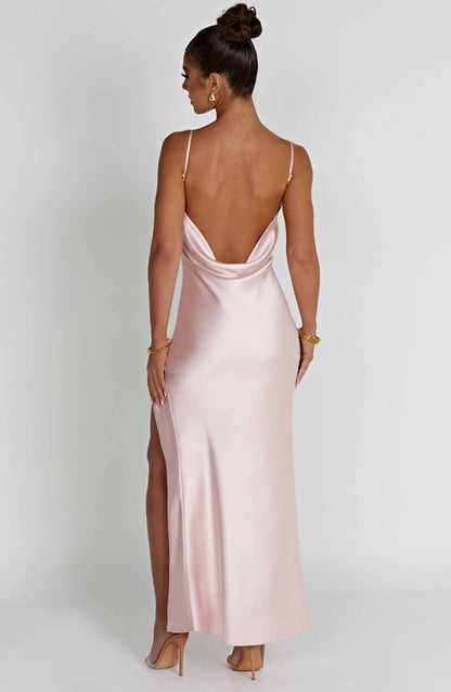 Vestido Maxi Celestina - Rosa Claro