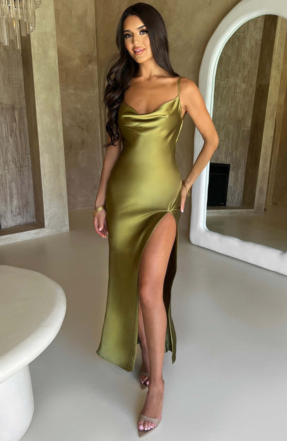 Vestido Maxi Celestina - Caqui
