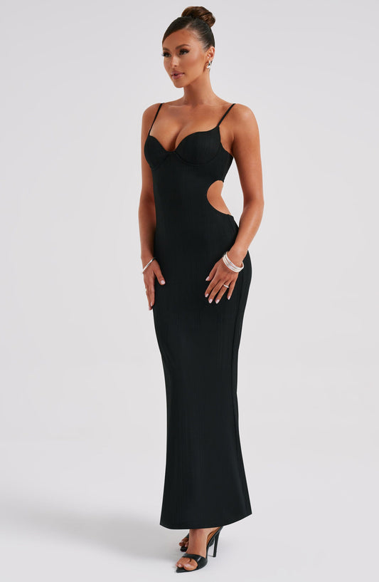 Vestido Maxi Celine - Negro