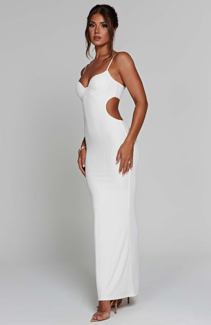 Vestido Maxi Celine - Blanco