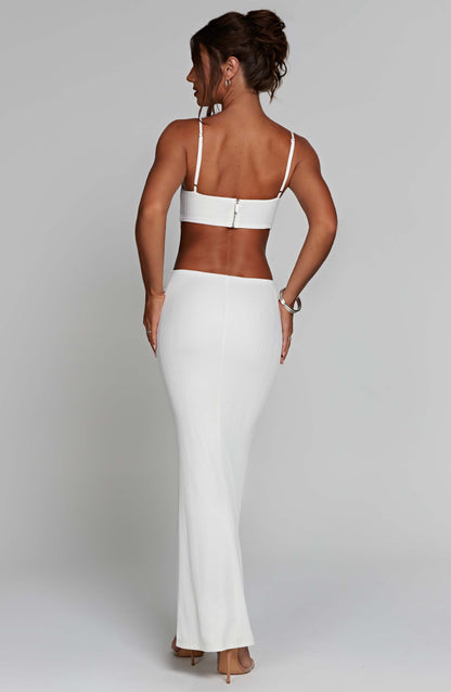 Vestido Maxi Celine - Blanco