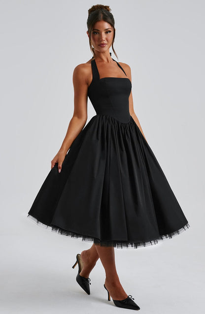 Vestido Midi Cressida - Negro