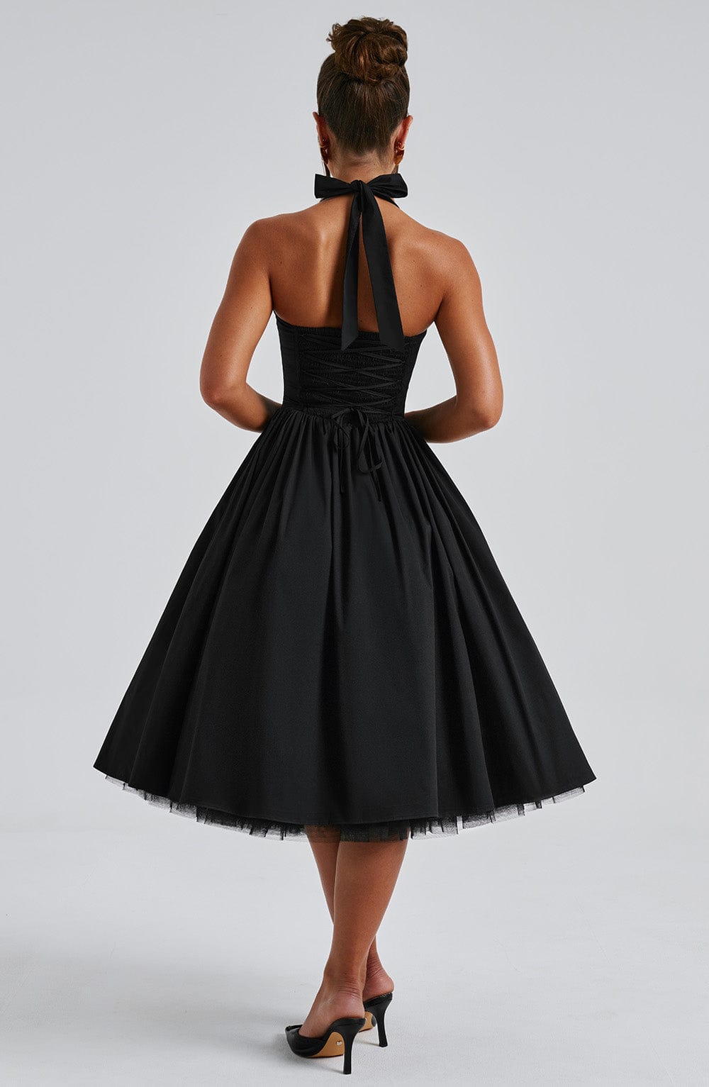 Vestido Midi Cressida - Negro