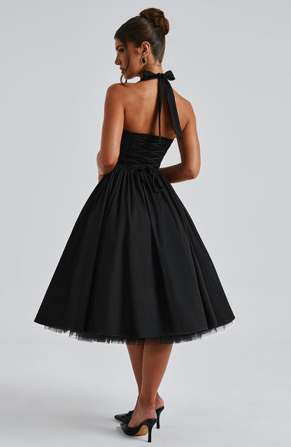 Vestido Midi Cressida - Negro