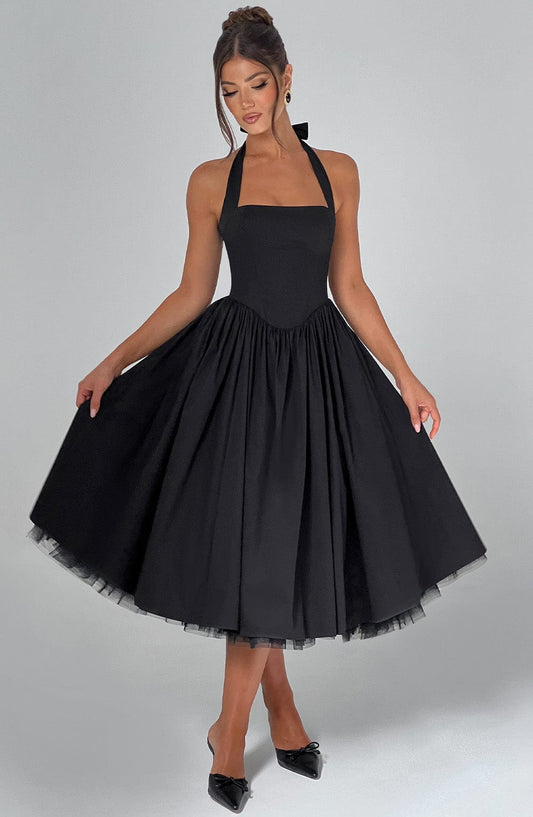 Vestido Midi Cressida - Negro