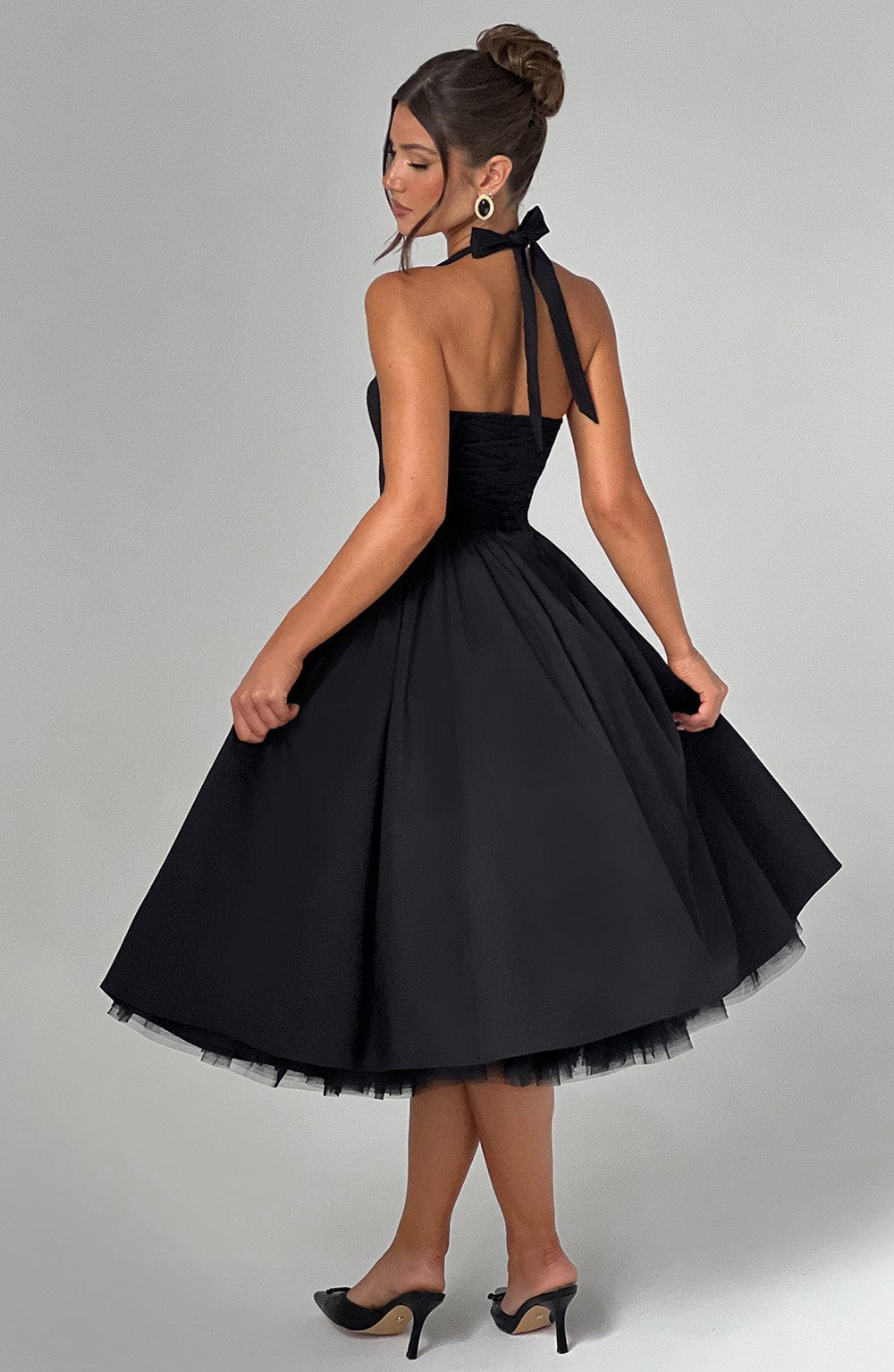 Vestido Midi Cressida - Negro