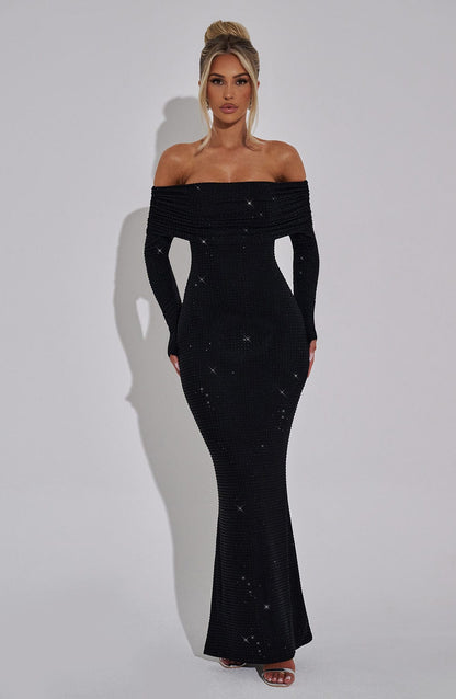 Vestido Maxi Chipre - Negro